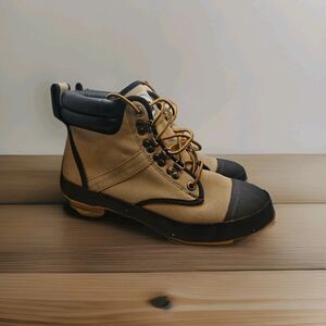 PRO-LINE Fishing Wading Boots Steel Shank Nylon Brown Men's Size 8